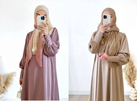 Satin Abayas or Chiffon Abayas? Choosing the Right Abaya for Any Event 2025 - Mariam's Collection