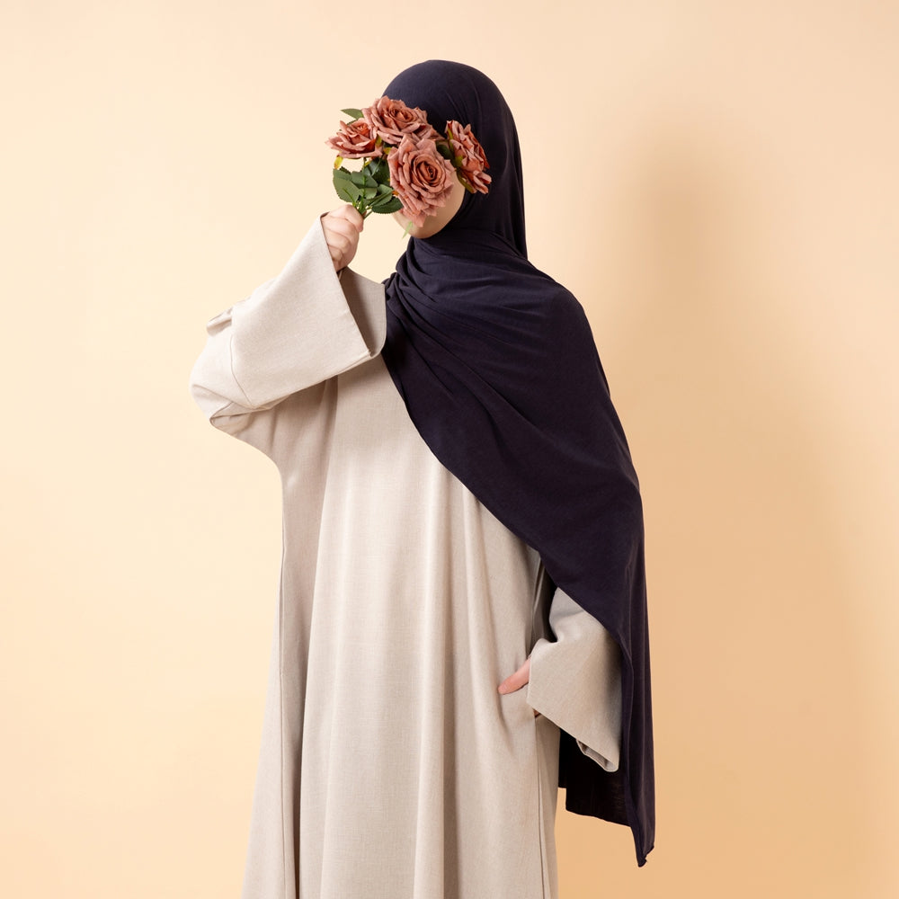 Cloud Soft Wool Blend Jersey Hijab(MH197)