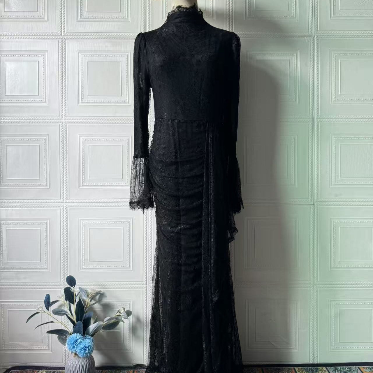 Sequin Embellished Maxi Dress(MS282)