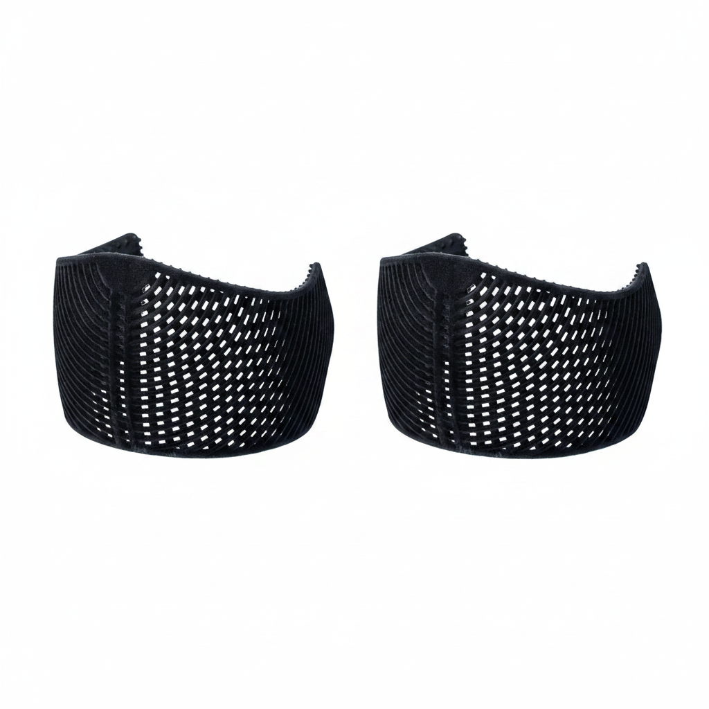 Geflocktes TPU-Rutschfestes Hijab-Stirnband (atmungsaktiv & leicht) (MAC303)