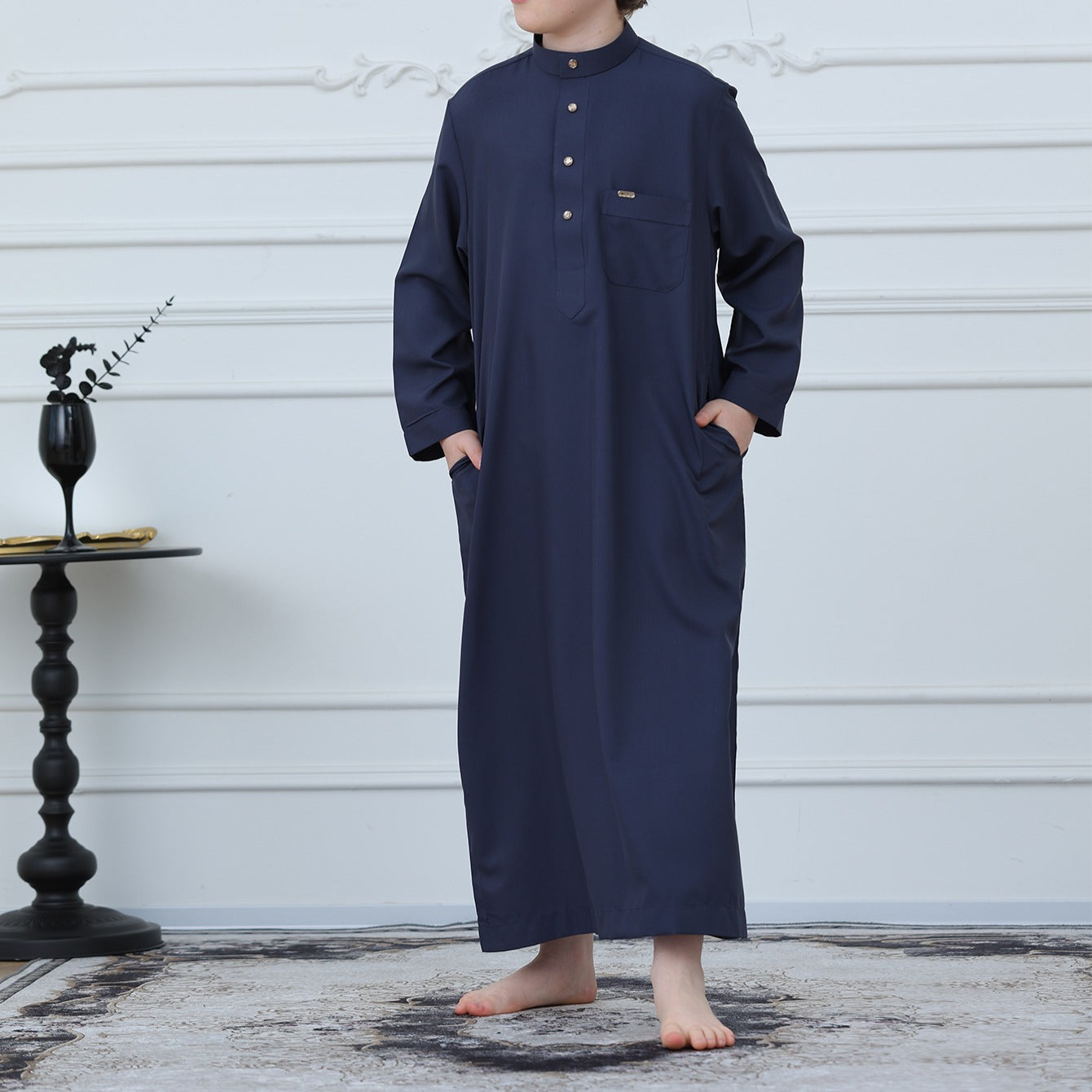 Boys Button-Front Thobe(MKB011)