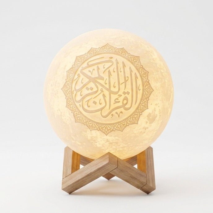 Quran Moon Lamp Bluetooth Speaker – 16-Colour RGB Moon Lamp