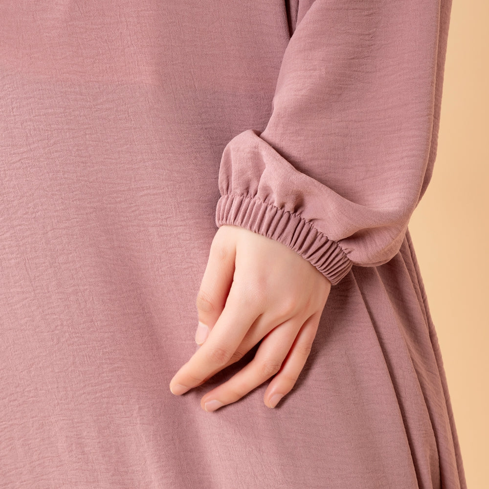 Essential Flow Crepe Maxi Dress with Pockets(MA385)