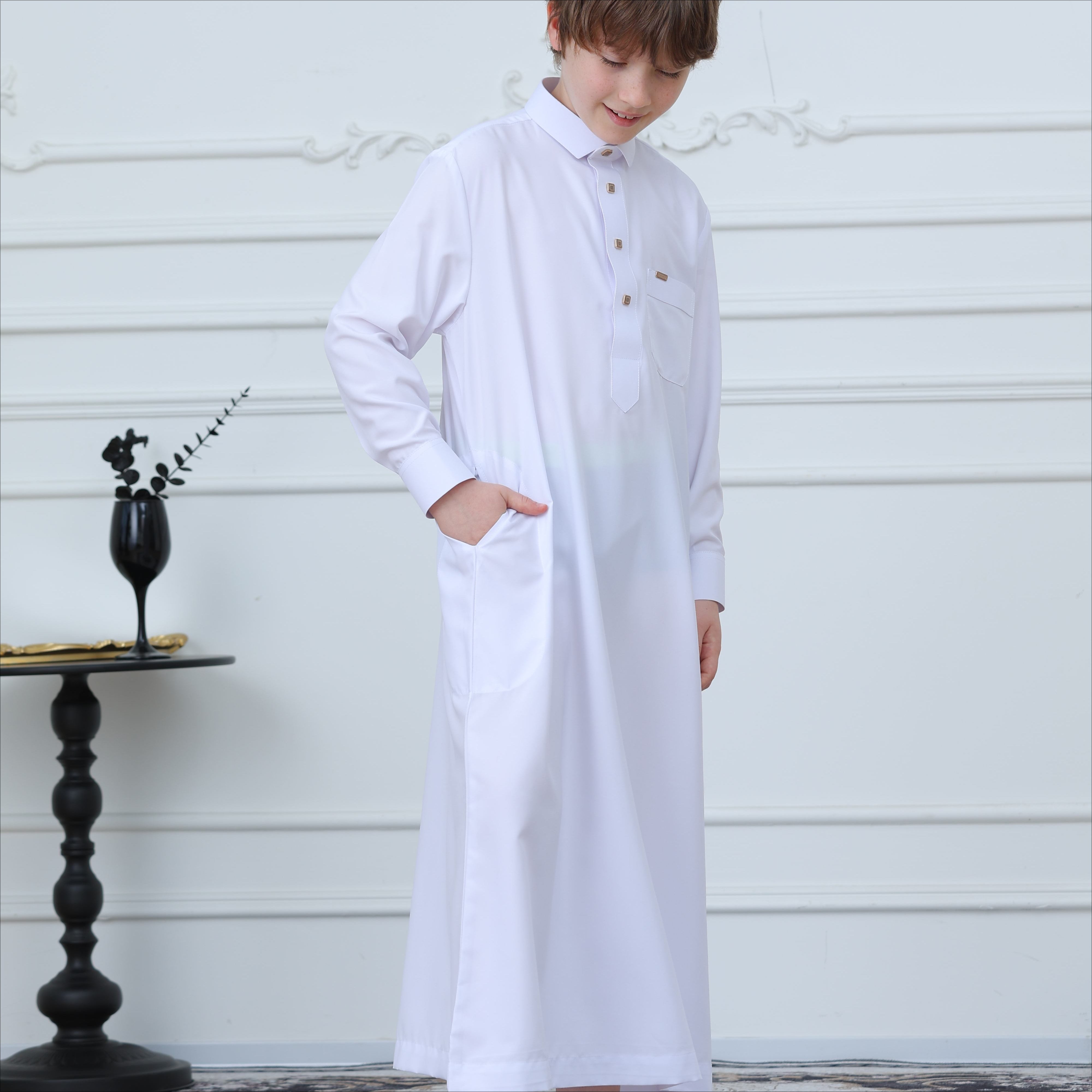 Boys Button-Front Thobe(MKB011)