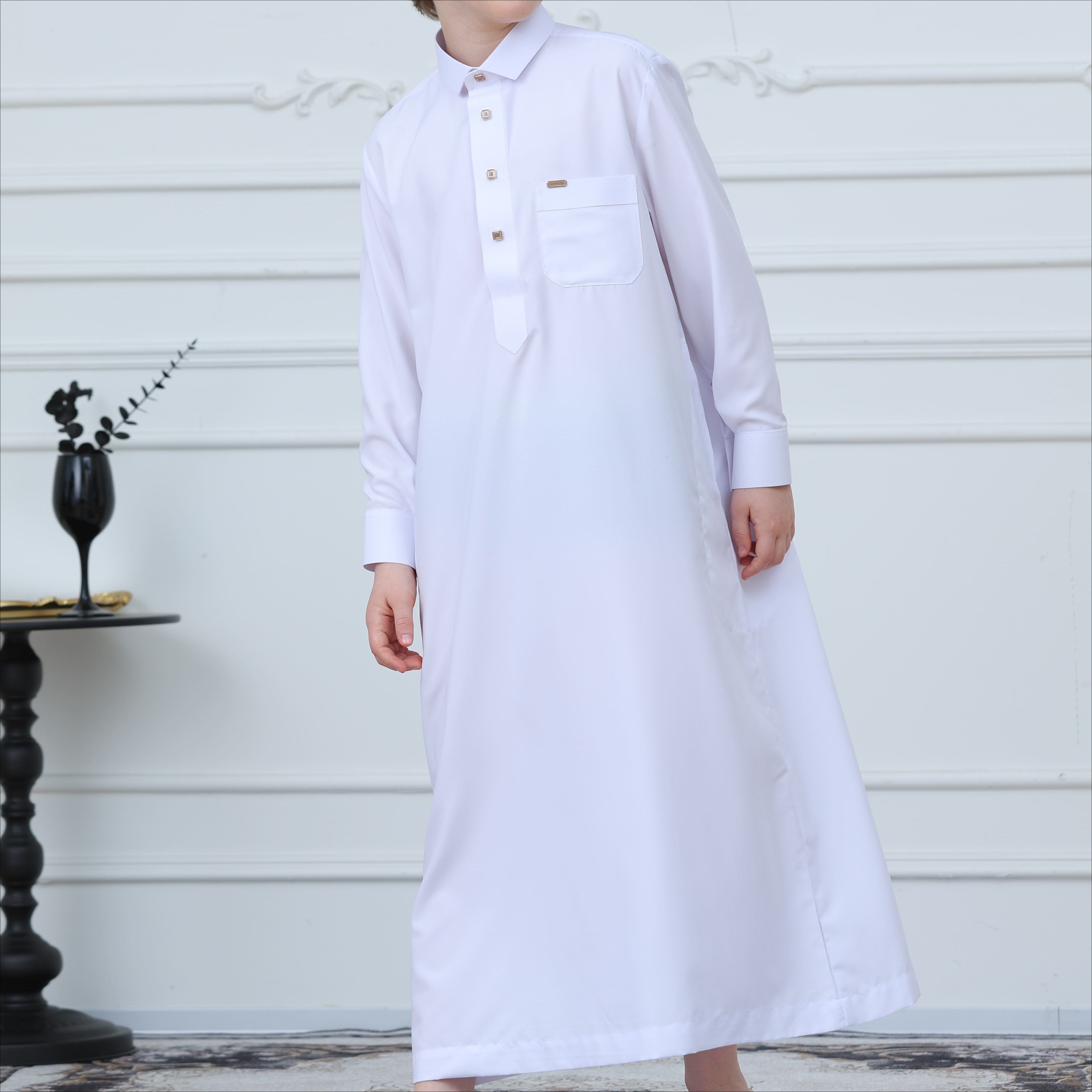 Boys Button-Front Thobe(MKB011)