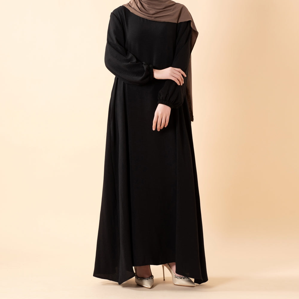 Essential Flow Crepe Maxi Dress with Pockets(MA385)