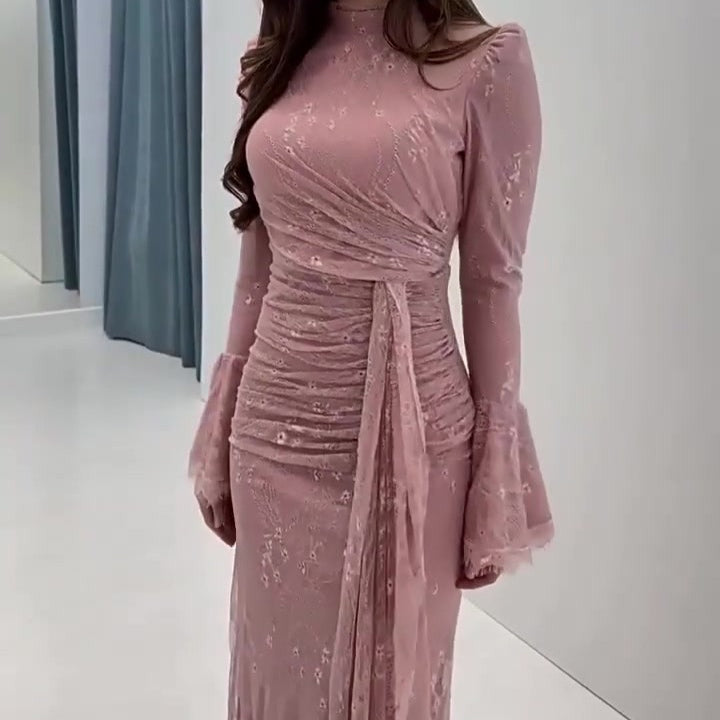 Sequin Embellished Maxi Dress(MS282)