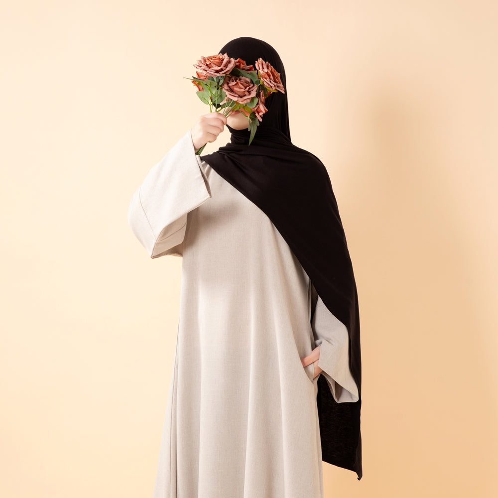 Cloud Soft Wool Blend Jersey Hijab(MH197)