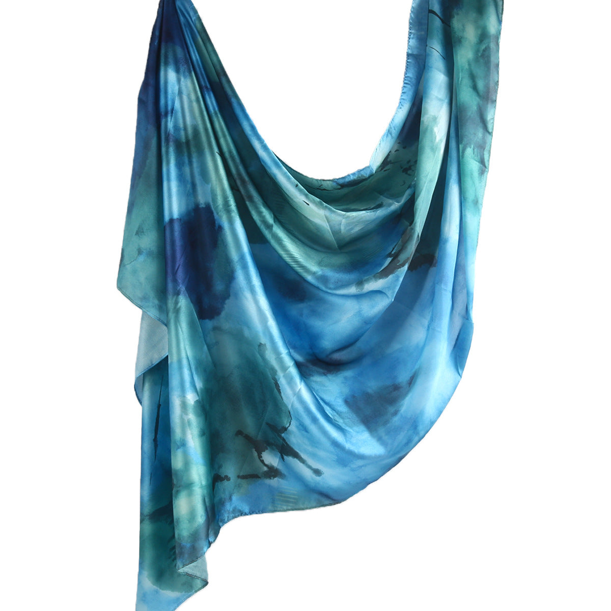 Silk Marble Print Hijab Scarf(MH209)
