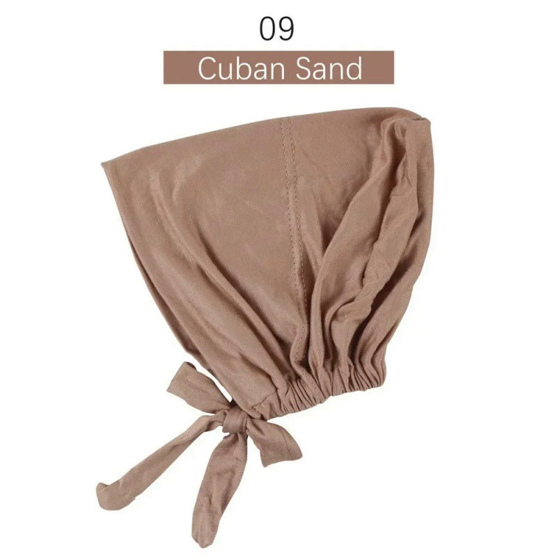 Modal Tie-Back Under Cap | Adjustable Hijab Bonnet(MH200)