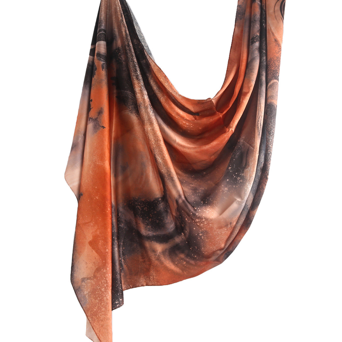 Silk Marble Print Hijab Scarf(MH209)