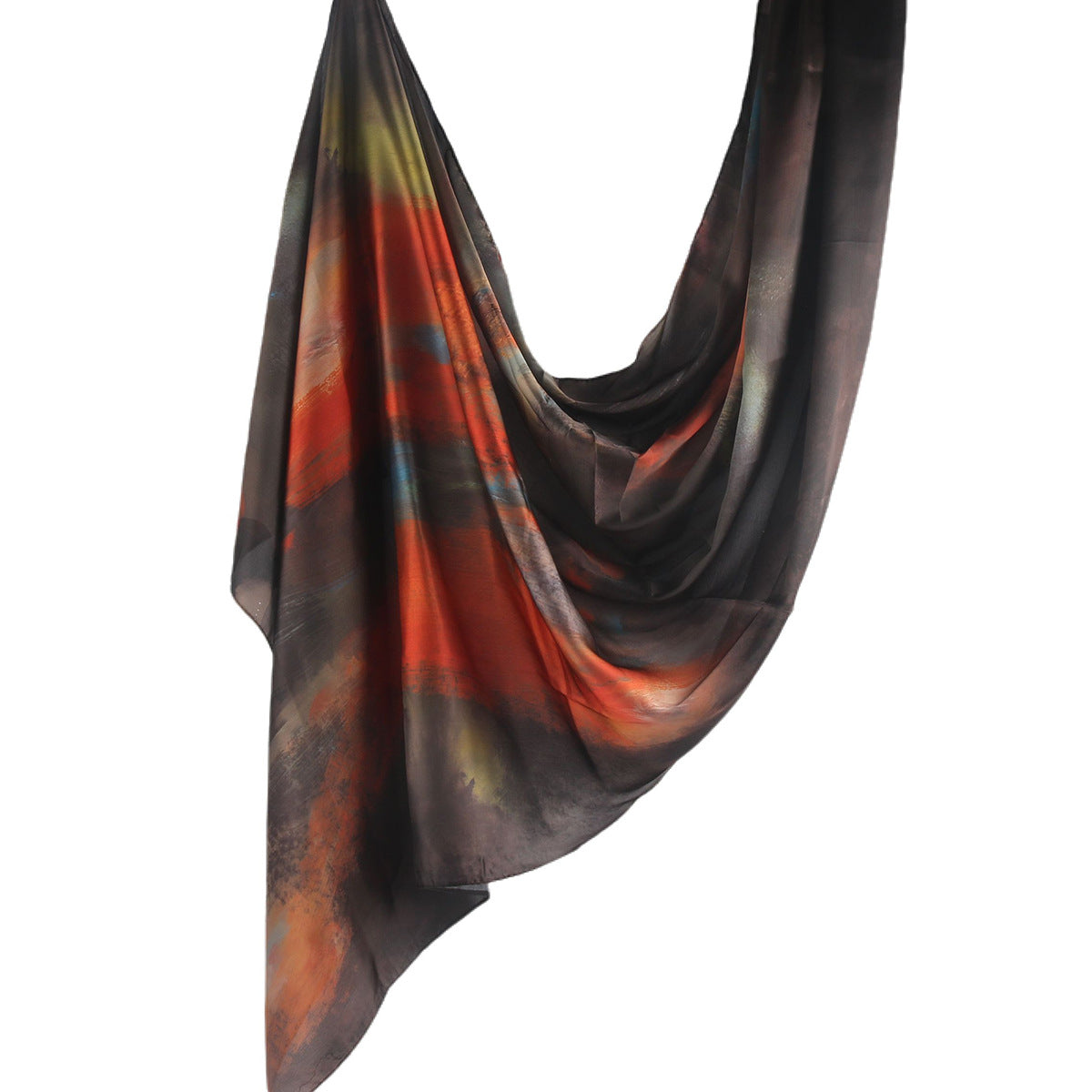 Silk Marble Print Hijab Scarf(MH209)