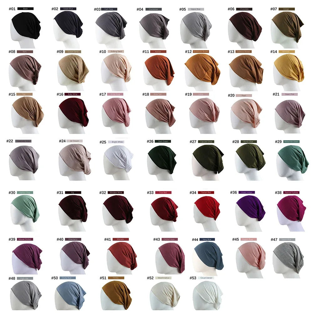 Modal Under Cap Hijab | Stretchy Tube Bonnet(MH198)