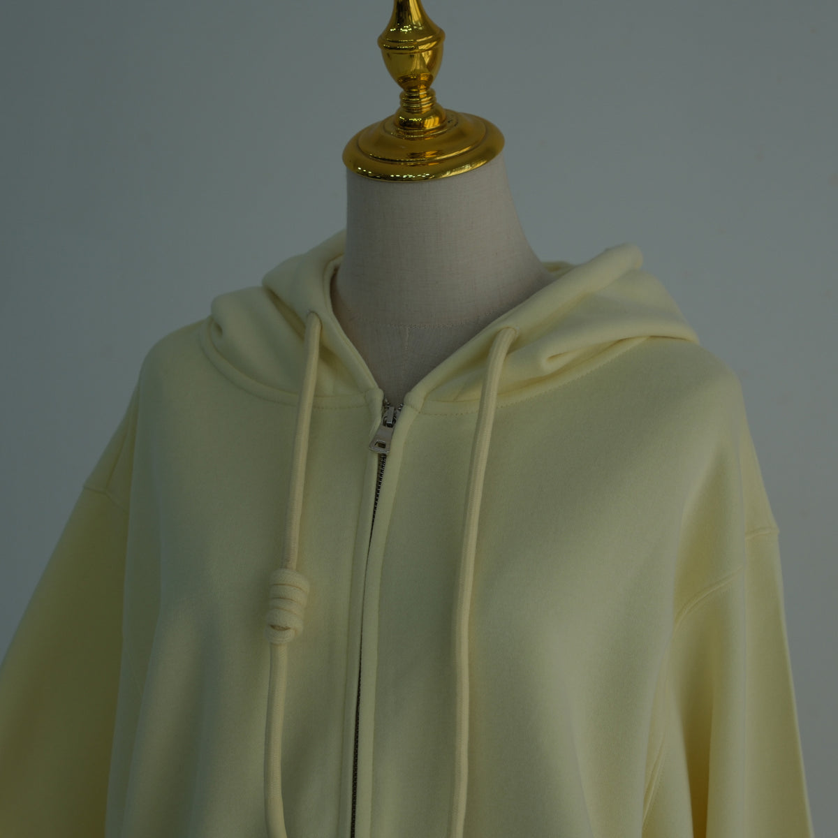 Zip-Up Hoodie & Wide-Leg Pants Set | Casual Modest Athleisure Two-Piece Outfit(MS595)