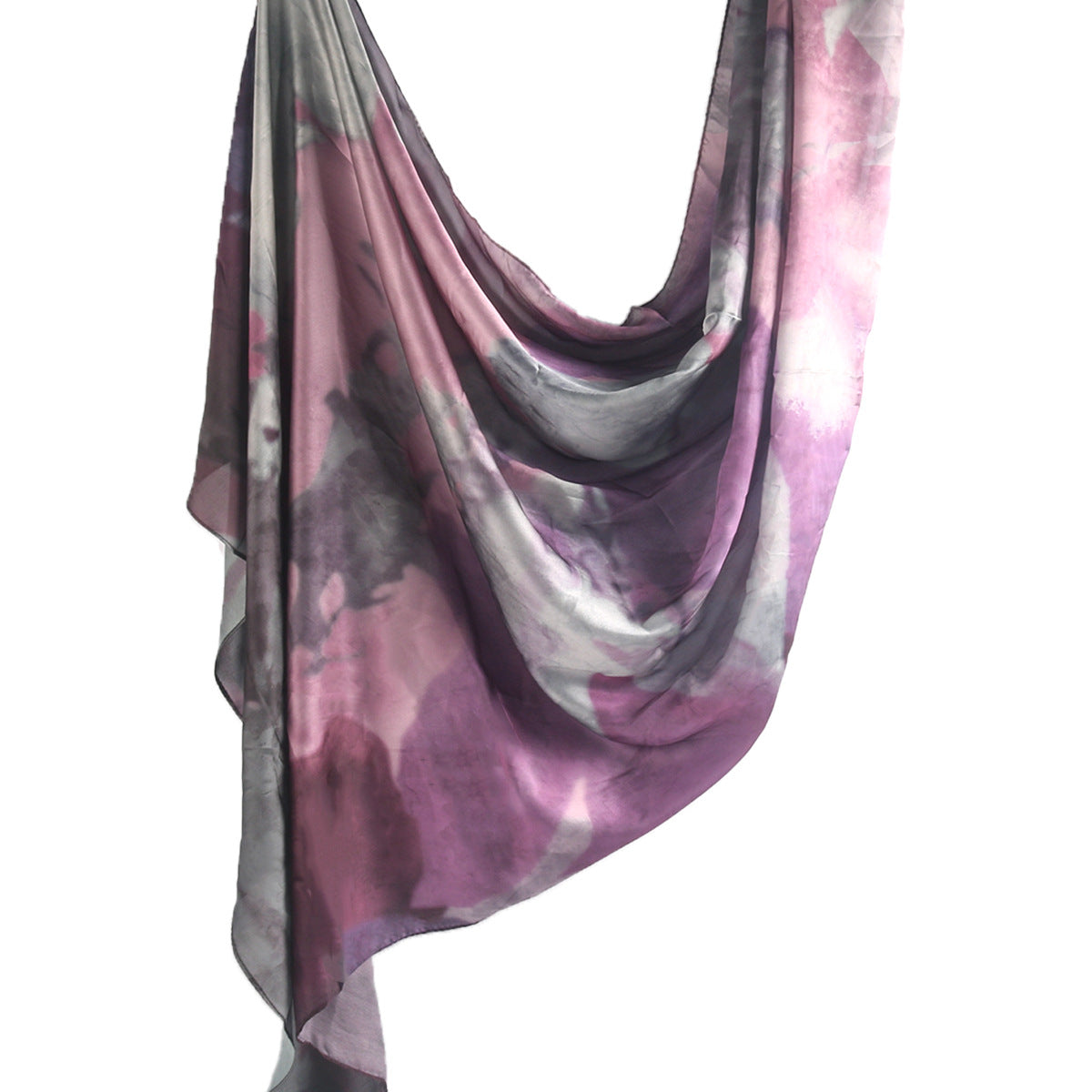 Silk Marble Print Hijab Scarf(MH209)