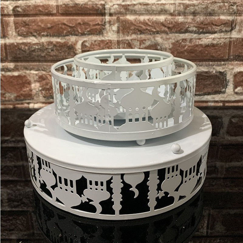 Festive Ramadan Iron Tray Candy Box 3-Piece Set (MAC382)