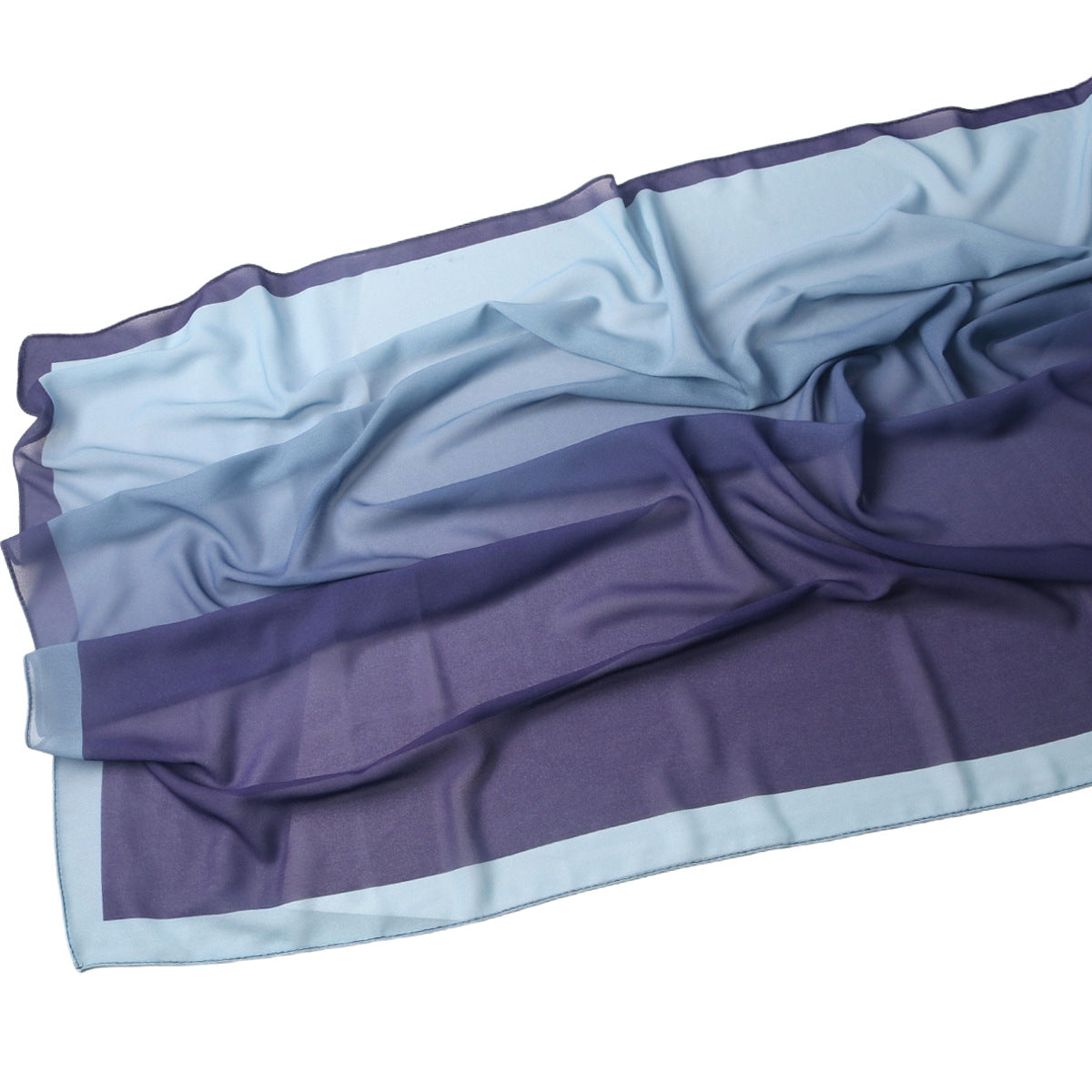 Luxury Premium Pearl Chiffon Gradient Hijab(MH148)