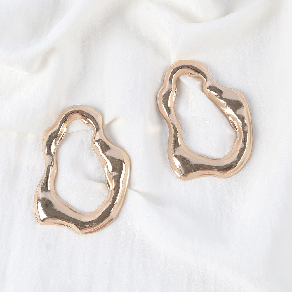 Irregular Metal Hijab Ring(MAC365)