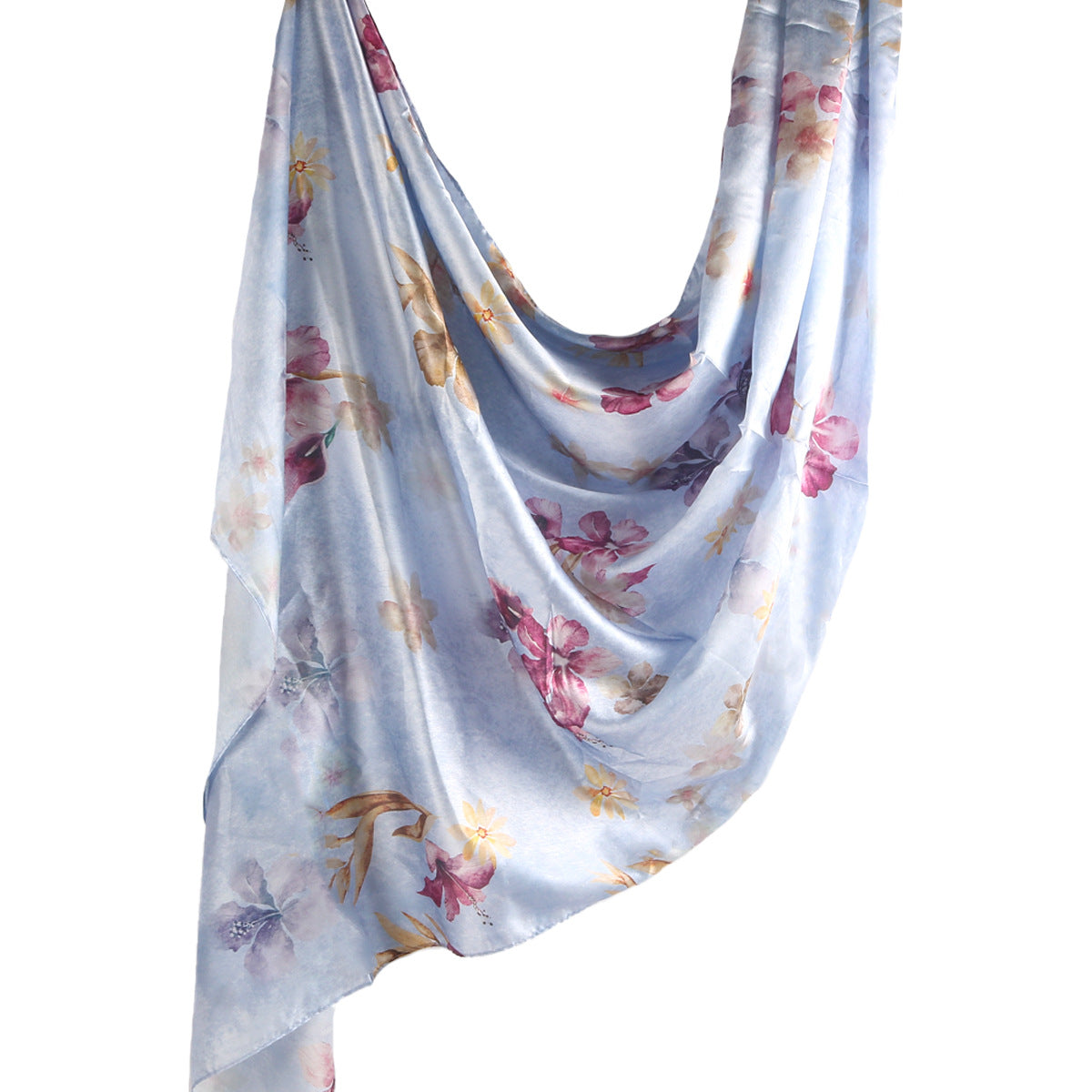 Silk Marble Print Hijab Scarf(MH209)