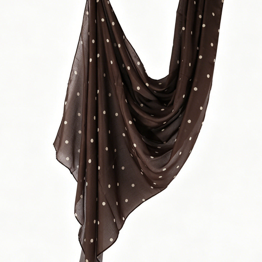 Polka Dot Hijab Scarf(MH223)