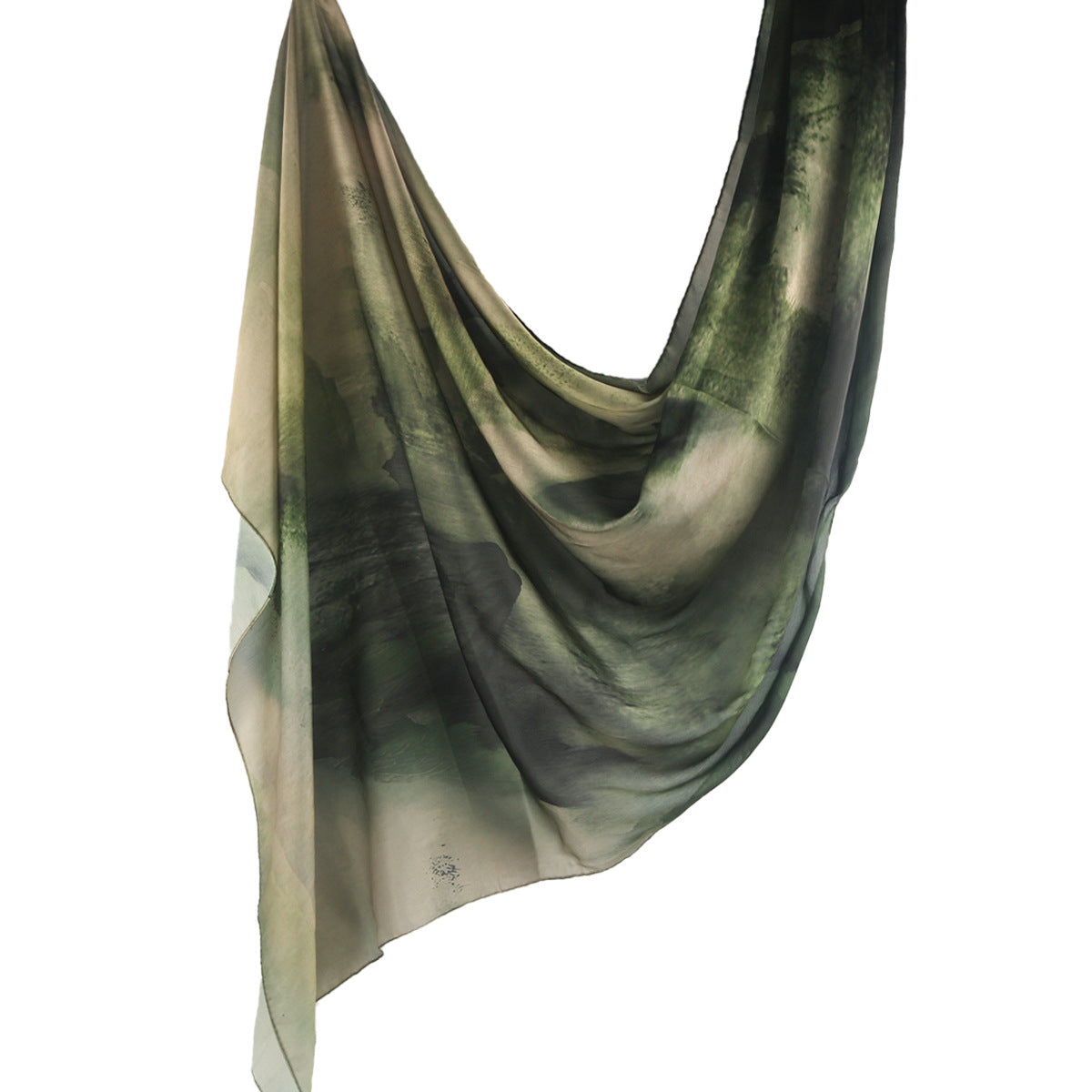 Silk Marble Print Hijab Scarf(MH209)