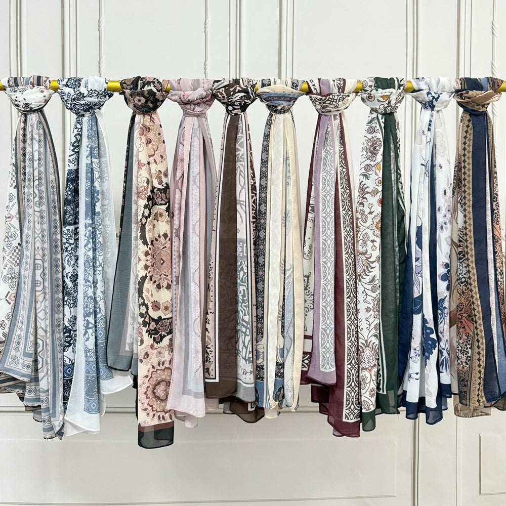 Printed Hijab Scarf(MH239)