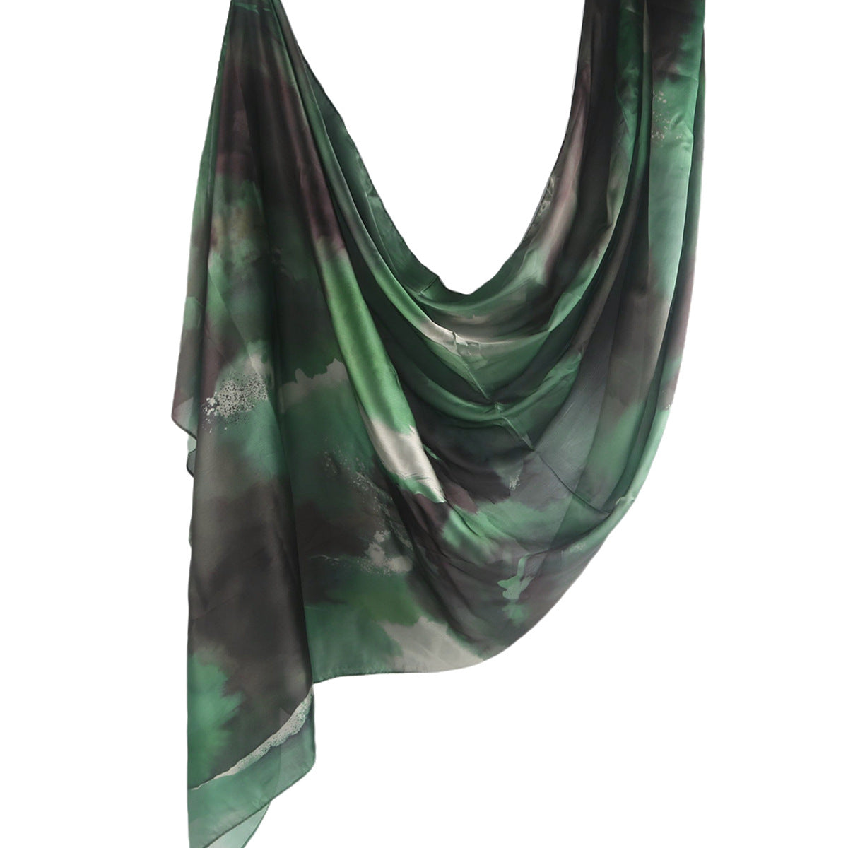 Silk Marble Print Hijab Scarf(MH209)