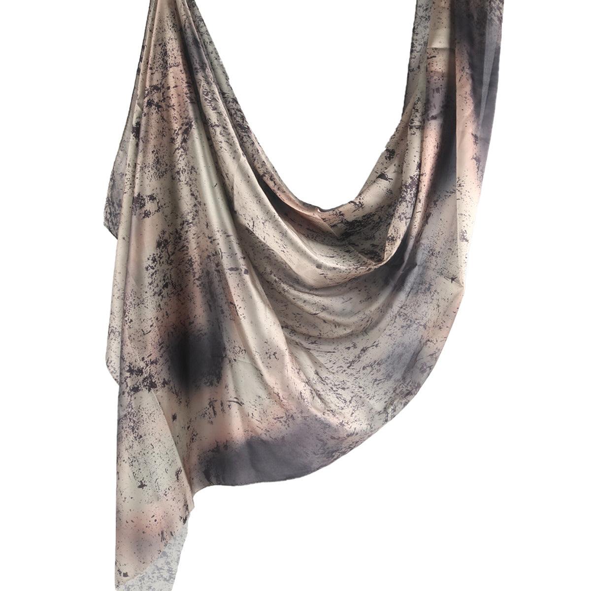 Silk Marble Print Hijab Scarf(MH209)