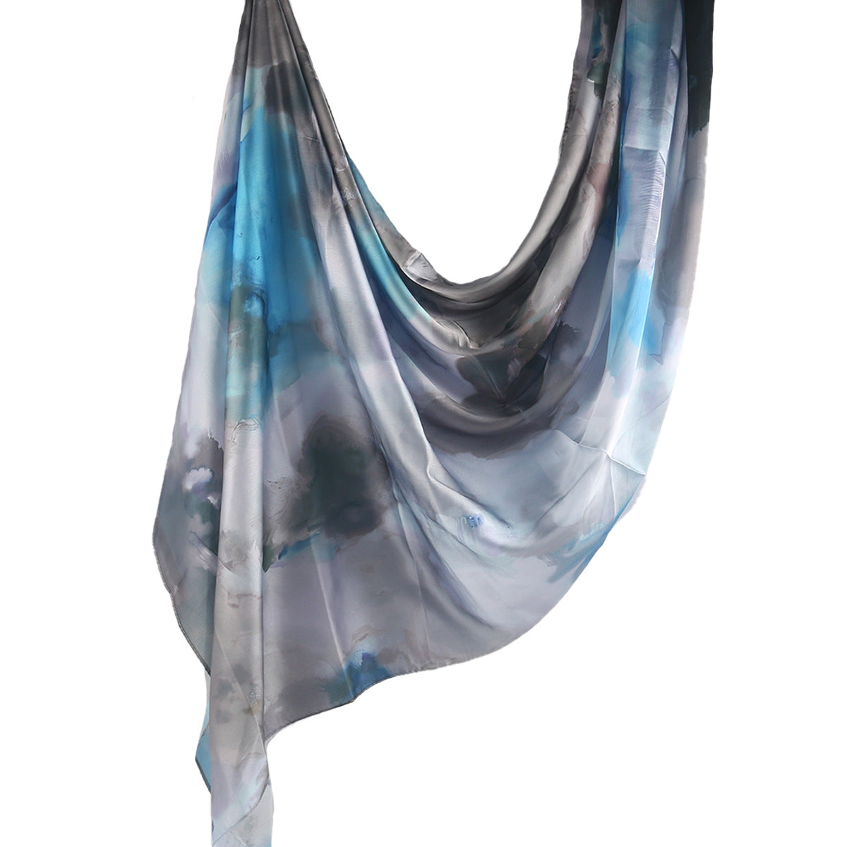 Silk Marble Print Hijab Scarf(MH209)