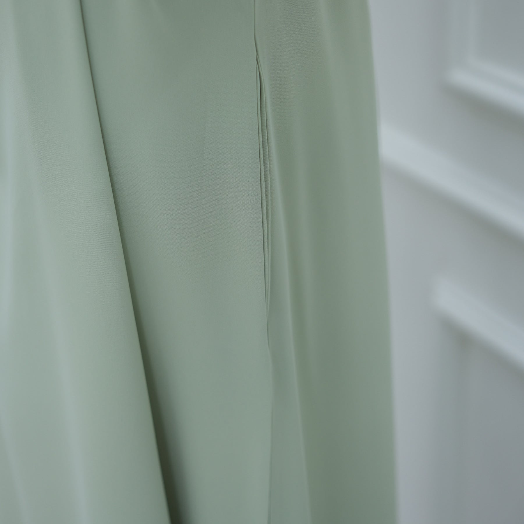 Solid Color Nida Abaya with Belt | A-Line Maxi Dress(MA359)