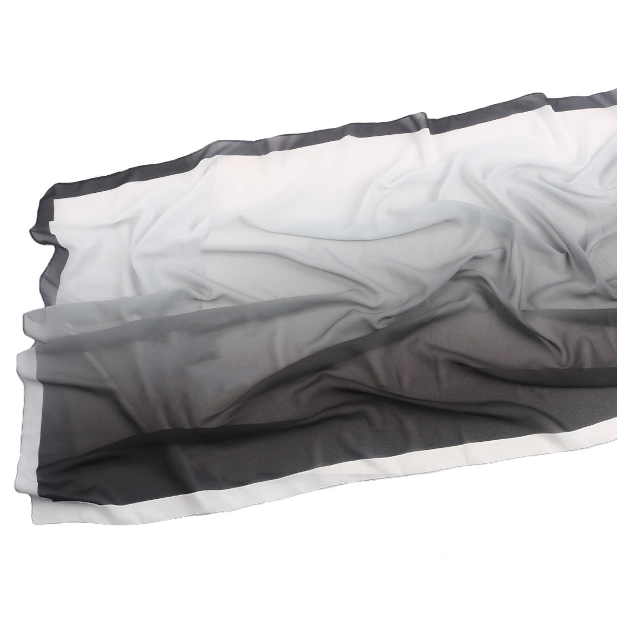 Luxury Premium Pearl Chiffon Gradient Hijab(MH148)