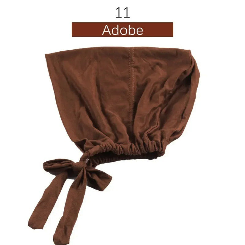 Modal Tie-Back Under Cap | Adjustable Hijab Bonnet(MH200)
