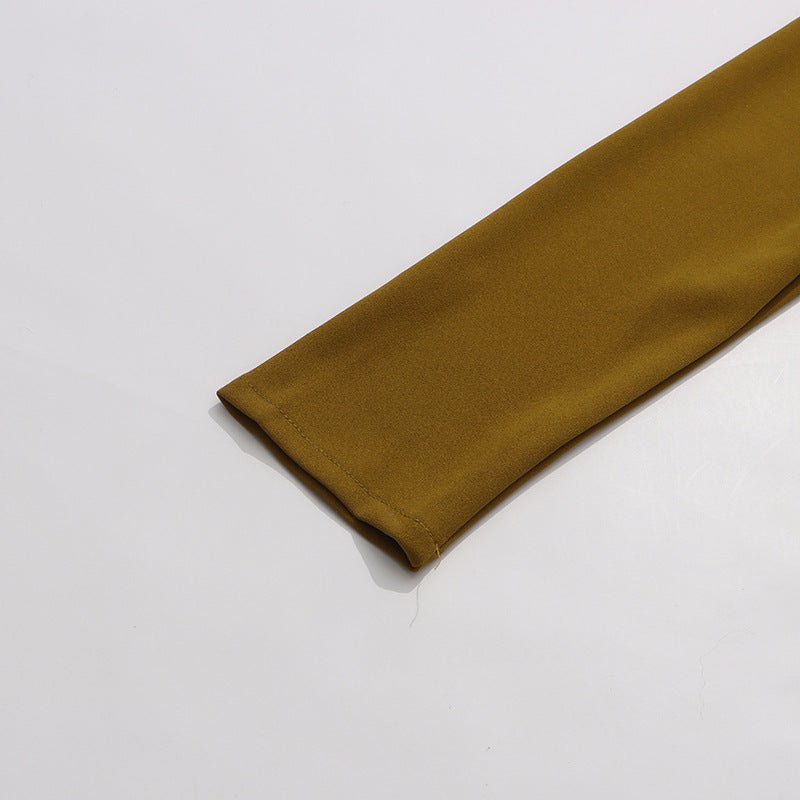 Asymmetric Cape Gown with Back Slit(MS216) - Mariam's Collection