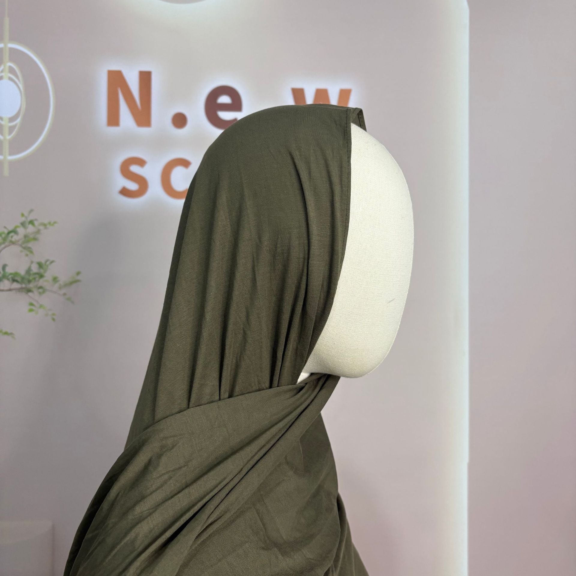 Bamboo Jersey Hijab Scarf(MH255) - Mariam's Collection