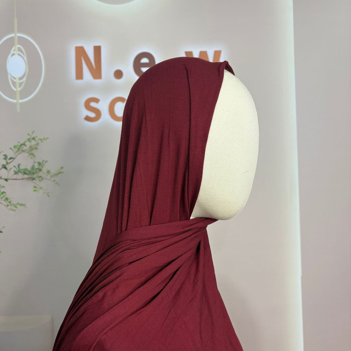 Bamboo Jersey Hijab Scarf(MH255) - Mariam's Collection