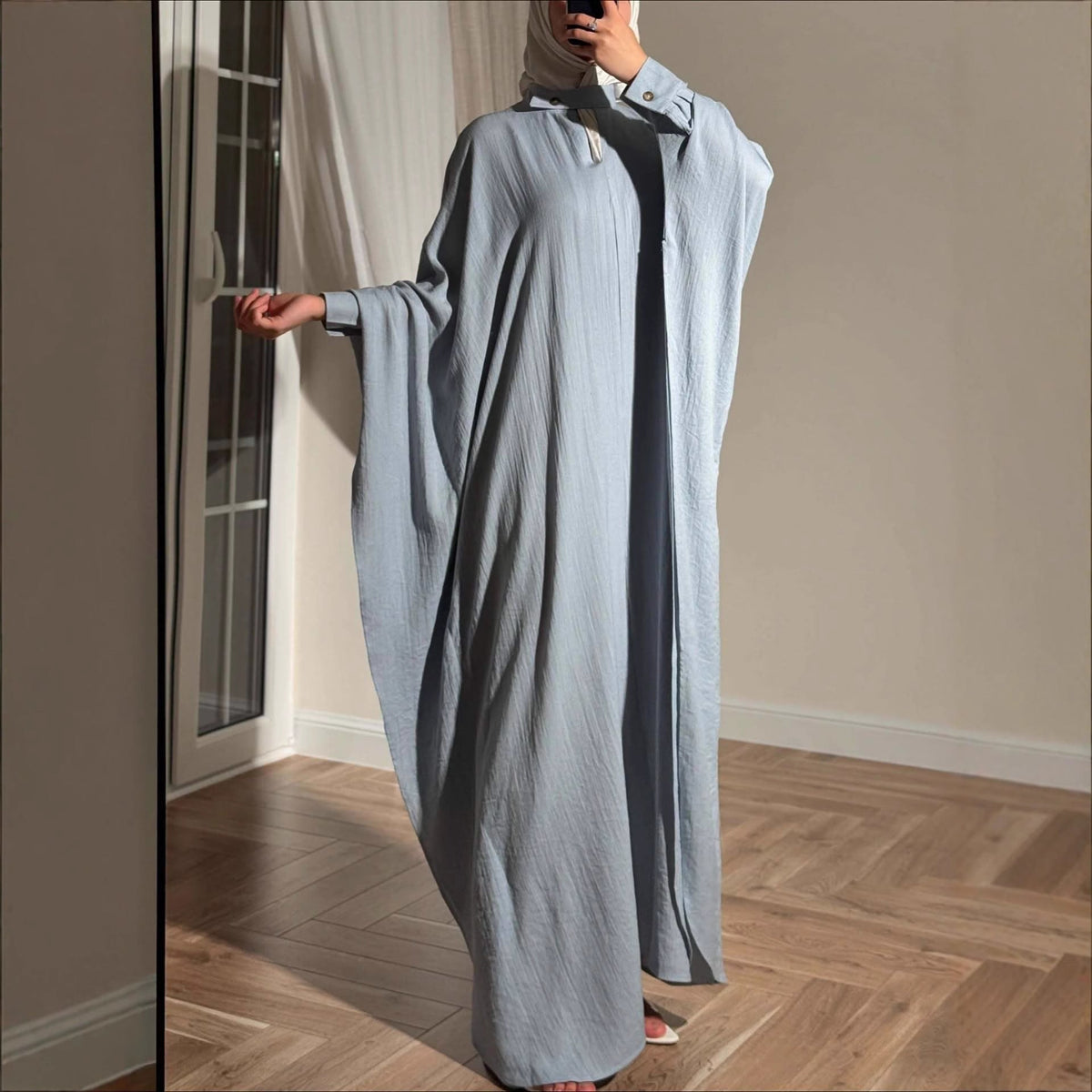Batwing Sleeve Abaya(MA463) - Mariam's Collection