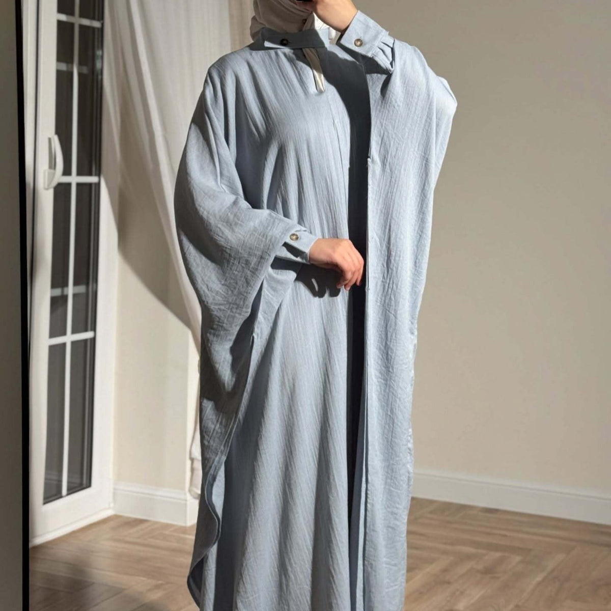 Batwing Sleeve Abaya(MA463) - Mariam's Collection