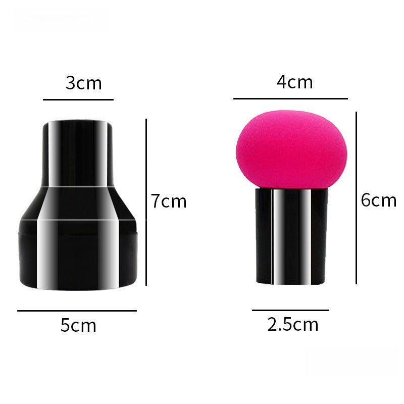 Beauty Blender Makeup Sponge Small Mushroom Head Puff for Flawless Face and Eye Cosmetic Application (MMU038) - Mariam's Collection