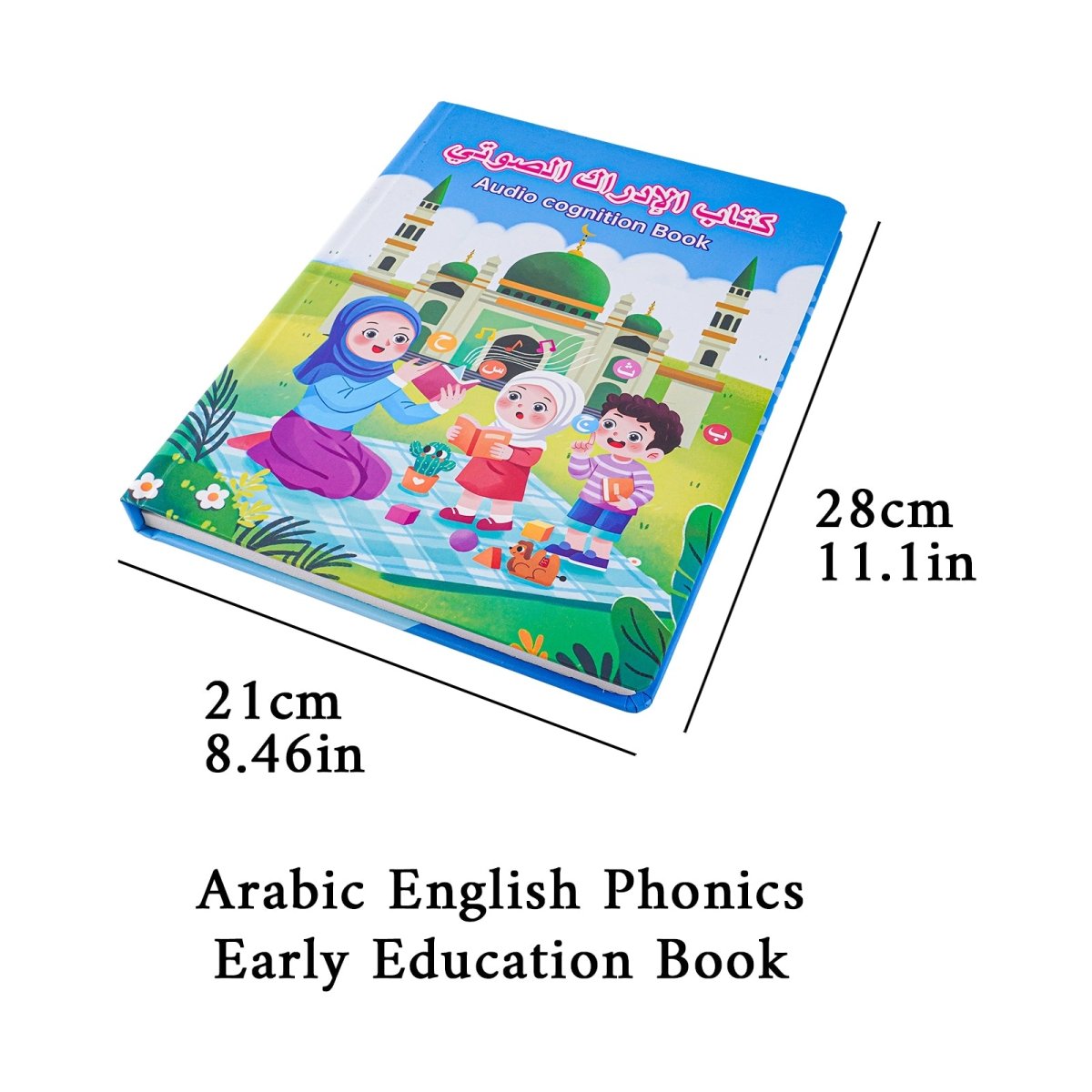Bilingual Arabic - English Phonics Book Interactive Talking Book for Kids’ Early Learning Smart Educational Book (MR079) - Mariam's Collection