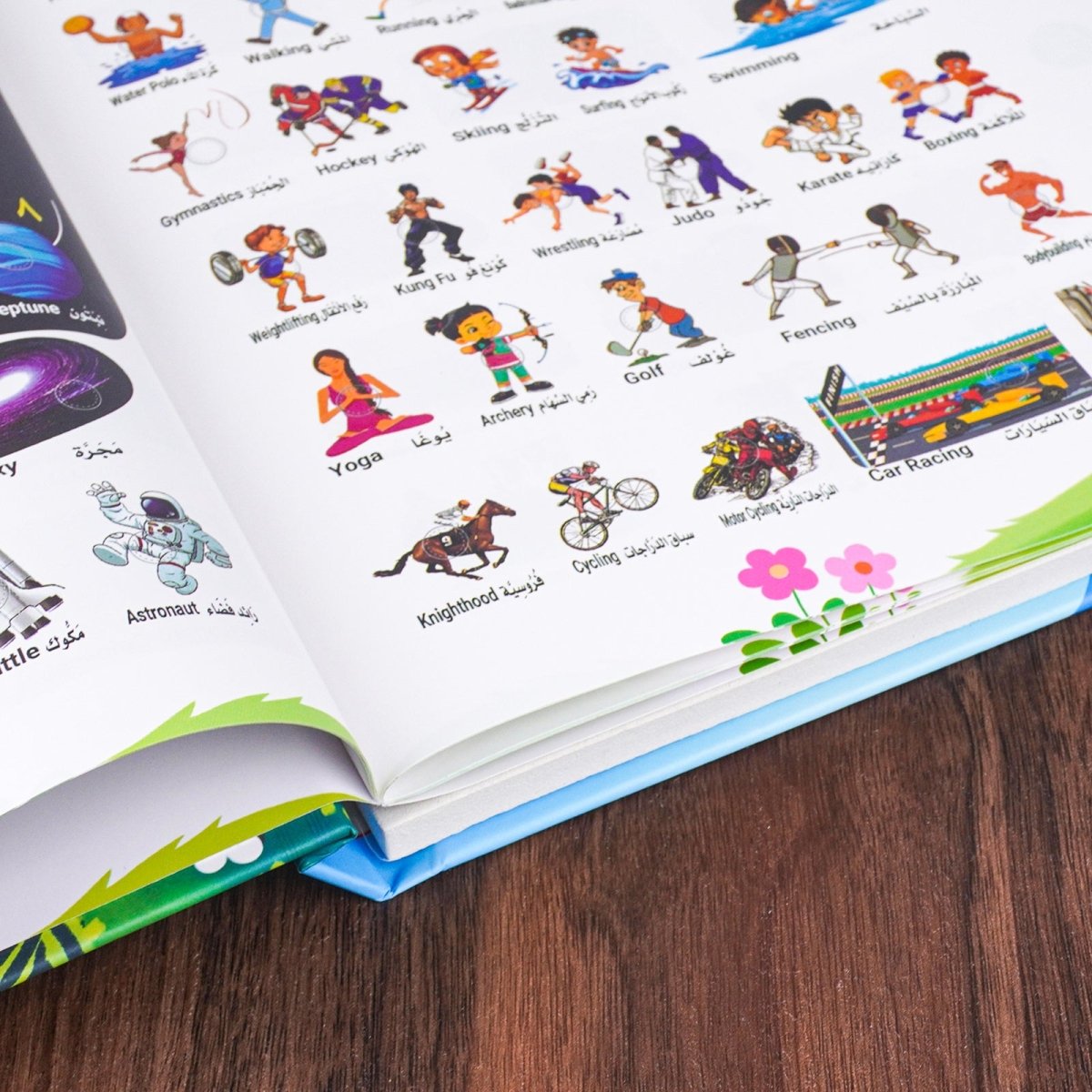 Bilingual Arabic - English Phonics Book Interactive Talking Book for Kids’ Early Learning Smart Educational Book (MR079) - Mariam's Collection