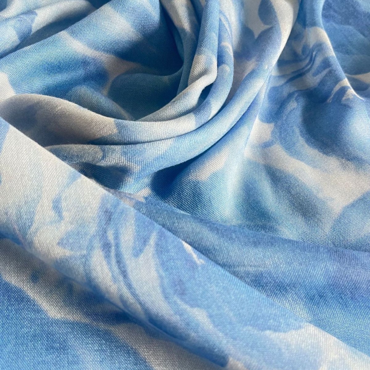 Blossom Watercolor Hijab Versatile Soft Headscarf (MH163) - Mariam's Collection