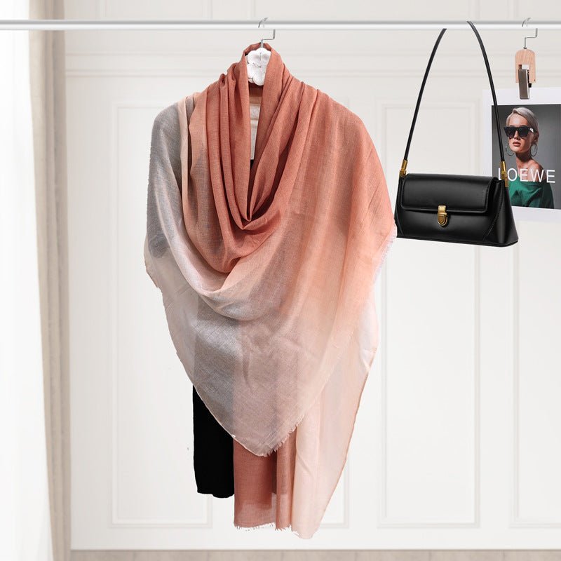 Breathable Gradient Soft Headscarves Hijab (MH161) - Mariam's Collection