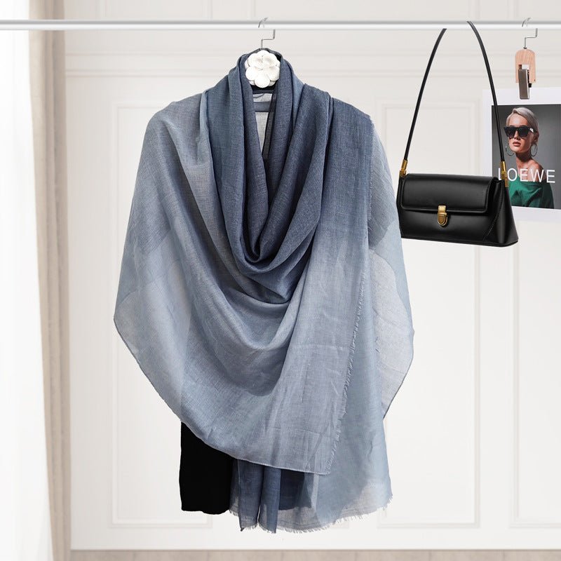 Breathable Gradient Soft Headscarves Hijab (MH161) - Mariam's Collection