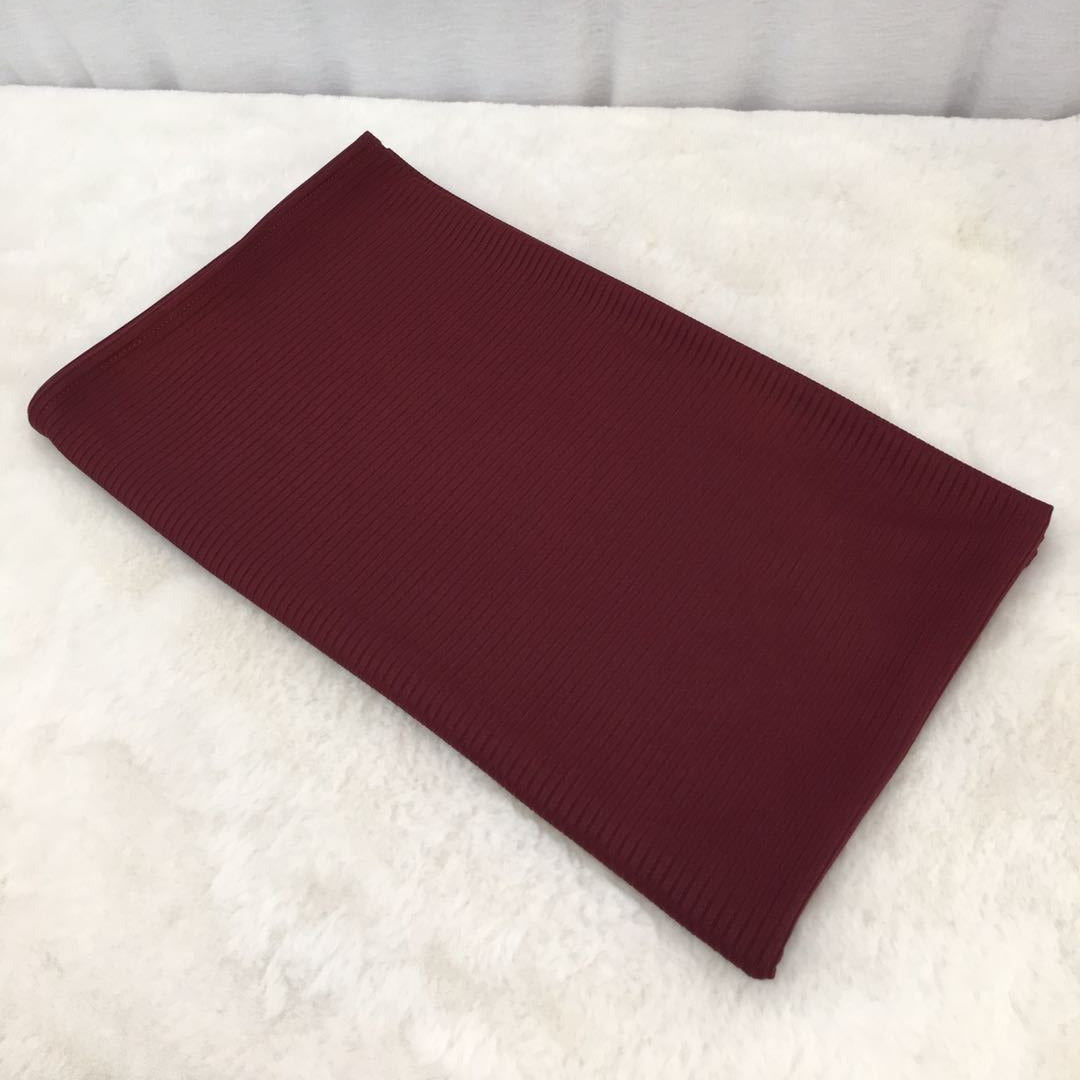 Breathable Stretch Knit Scarf Hijab (MH189) - Mariam's Collection