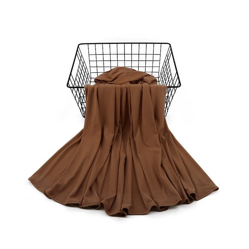 Breathable Stretch Knit Scarf Hijab (MH189) - Mariam's Collection