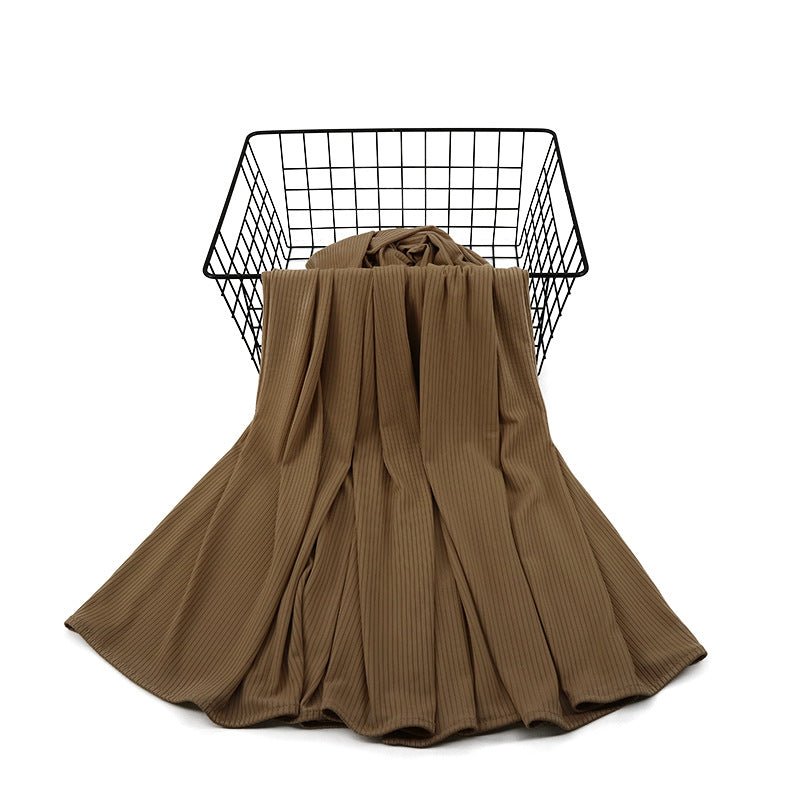 Breathable Stretch Knit Scarf Hijab (MH189) - Mariam's Collection