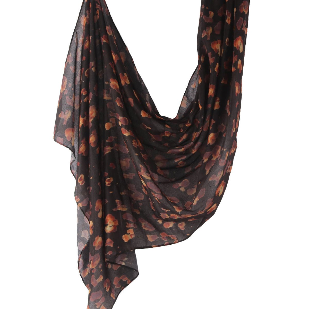 Breathable Versatile Stylish Headscarf Floral - Print Hijab (MH177) - Mariam's Collection