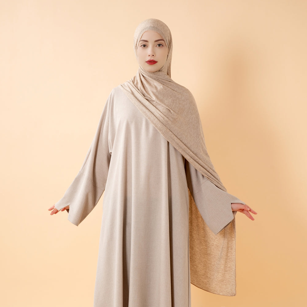 Cloud Soft Wool Blend Jersey Hijab(MH197)