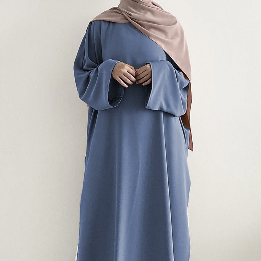 Casual Fashion Slit Abaya (MA063) - Mariam's Collection