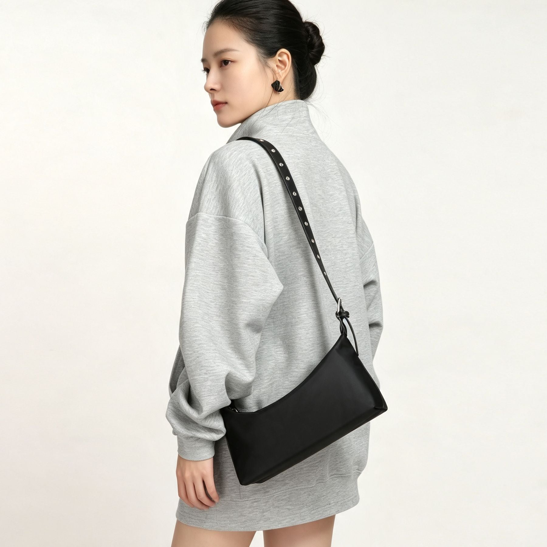 Casual Underarm Crescent Hobo Bag(MAC459) - Mariam's Collection